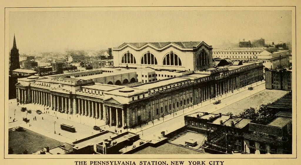 An illustration from The story of the American railroad, 1915, leaf 14