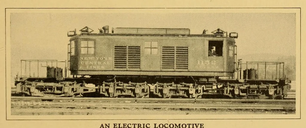 An illustration from The story of the American railroad, 1915, leaf 7