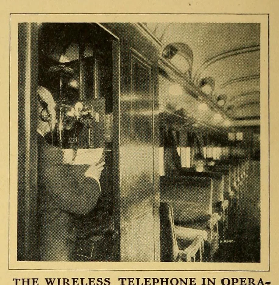 An illustration from The story of the American railroad, 1915, leaf 8