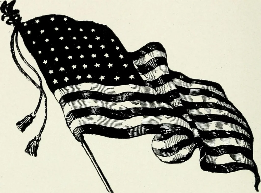 An illustration from Story of the American flag with patriotic selections and incidents, 1903, leaf 103