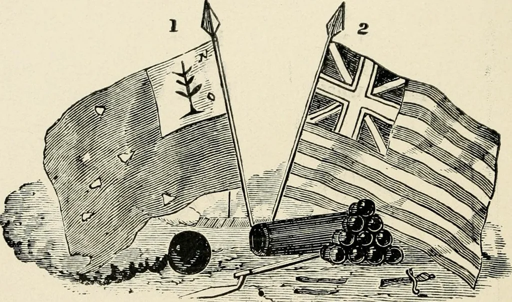 An illustration from Story of the American flag with patriotic selections and incidents, 1903, leaf 15