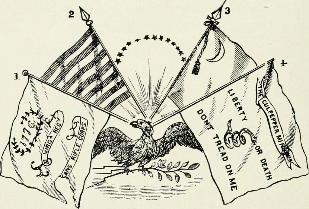 An illustration from Story of the American flag with patriotic selections and incidents, 1903, leaf 31