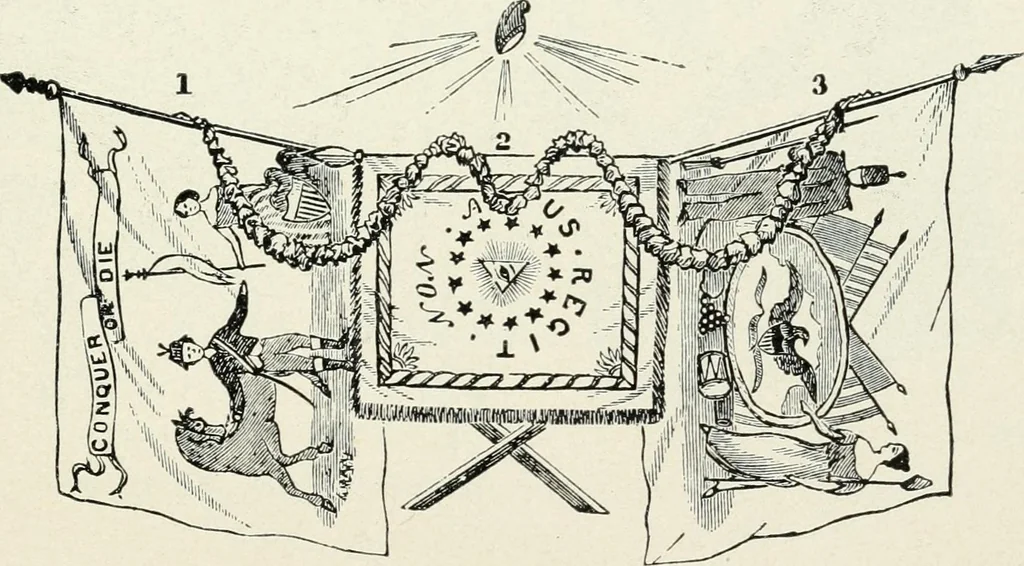 An illustration from Story of the American flag with patriotic selections and incidents, 1903, leaf 34
