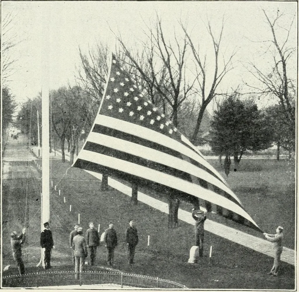 An illustration from Story of the American flag with patriotic selections and incidents, 1903, leaf 46