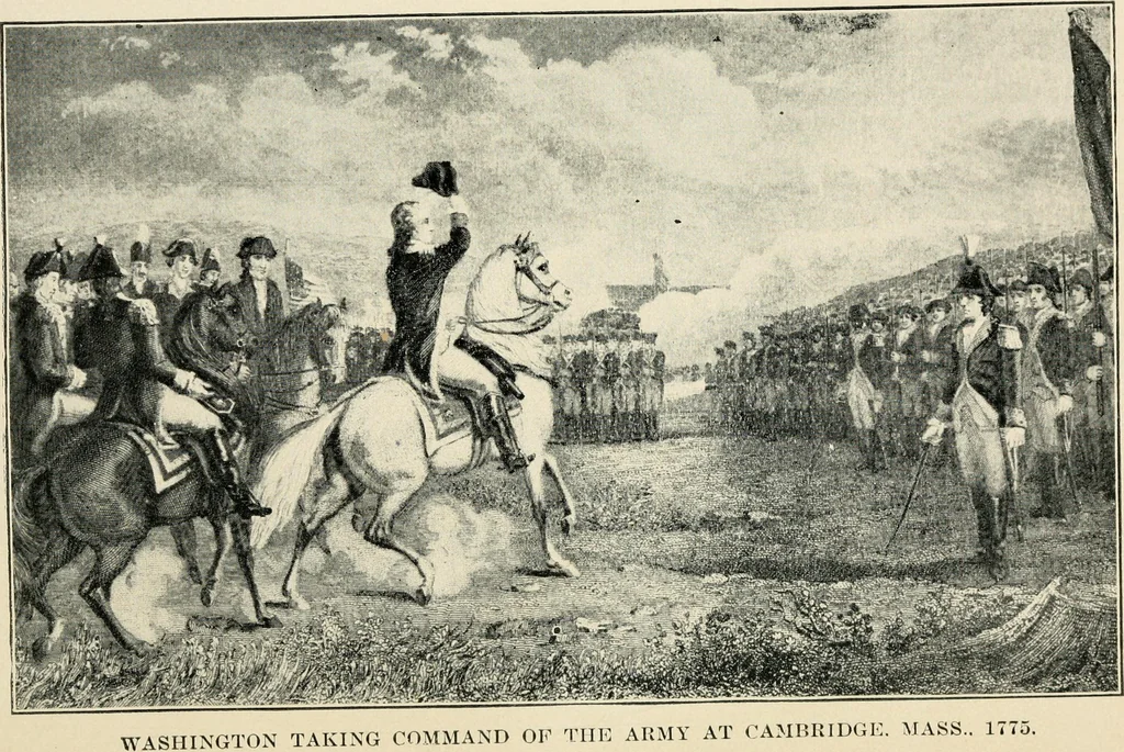 An illustration from Story of the American flag with patriotic selections and incidents, 1903, leaf 5