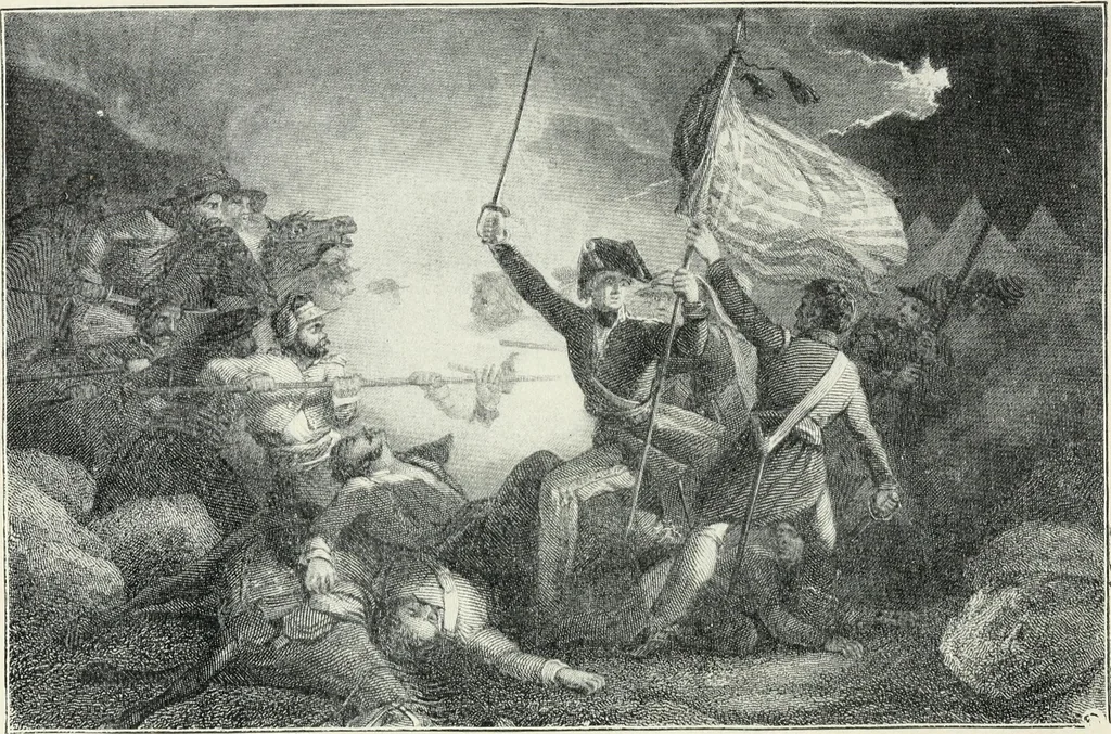 An illustration from Story of the American flag with patriotic selections and incidents, 1903, leaf 56