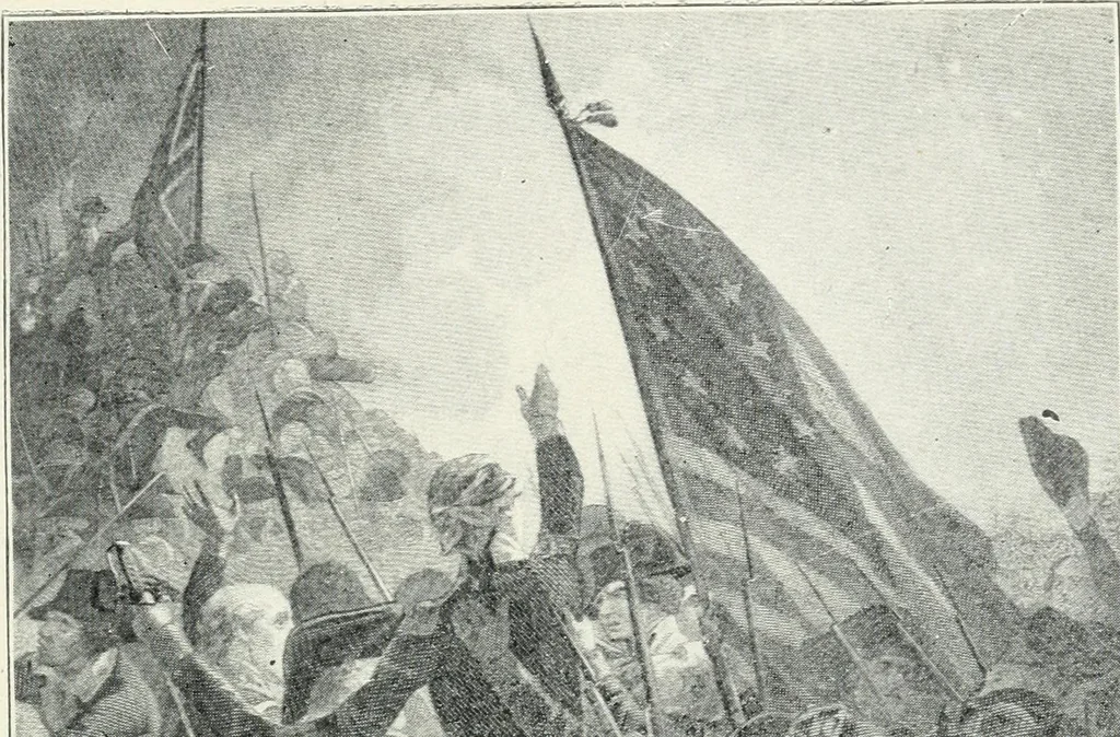 An illustration from Story of the American flag with patriotic selections and incidents, 1903, leaf 78