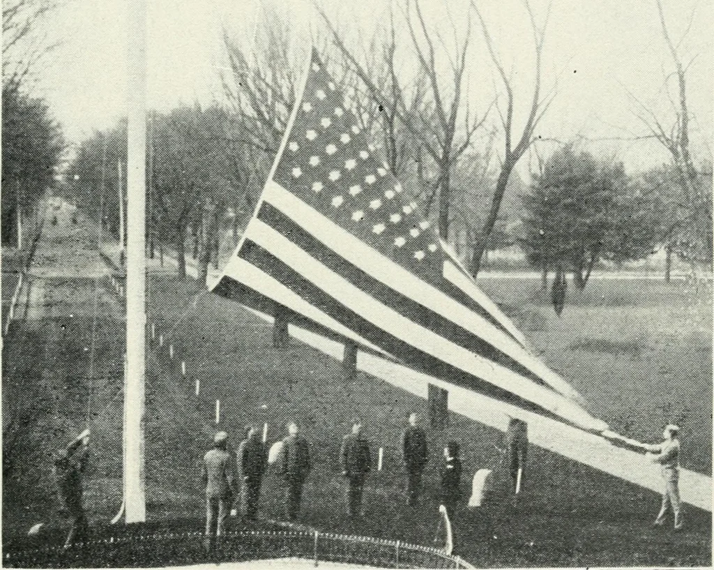An illustration from Story of the American flag with patriotic selections and incidents, 1903, leaf 80