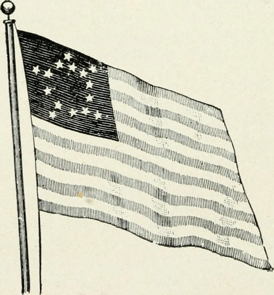 An illustration from Story of the American flag with patriotic selections and incidents, 1903, leaf 99