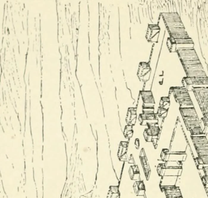 An illustration from The story of architecture: an outline of the styles in all countries, 1896, leaf 147