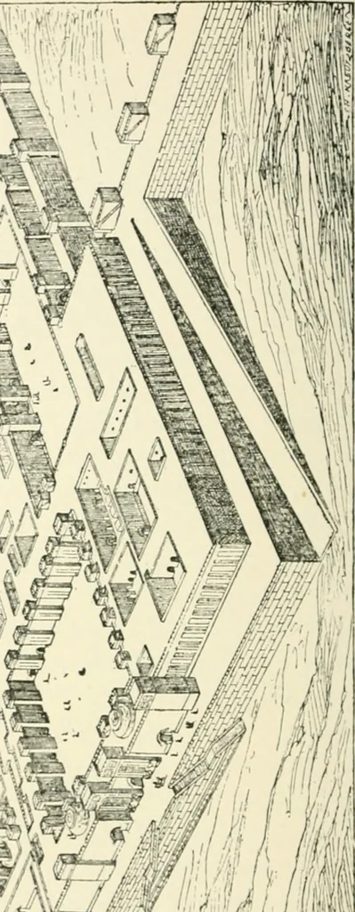 An illustration from The story of architecture: an outline of the styles in all countries, 1896, leaf 147