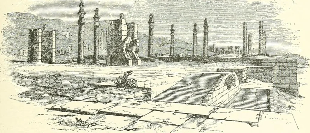 An illustration from The story of architecture: an outline of the styles in all countries, 1896, leaf 158