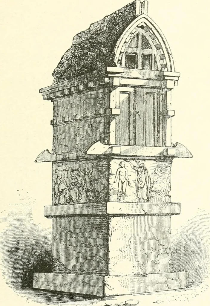 An illustration from The story of architecture: an outline of the styles in all countries, 1896, leaf 162