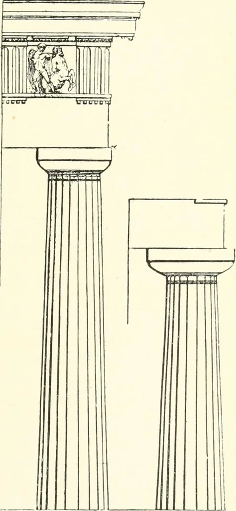 An illustration from The story of architecture: an outline of the styles in all countries, 1896, leaf 174