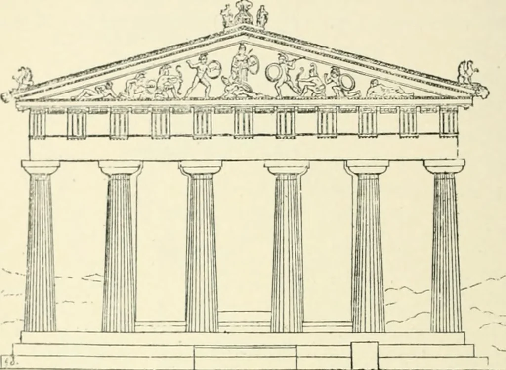 An illustration from The story of architecture: an outline of the styles in all countries, 1896, leaf 175