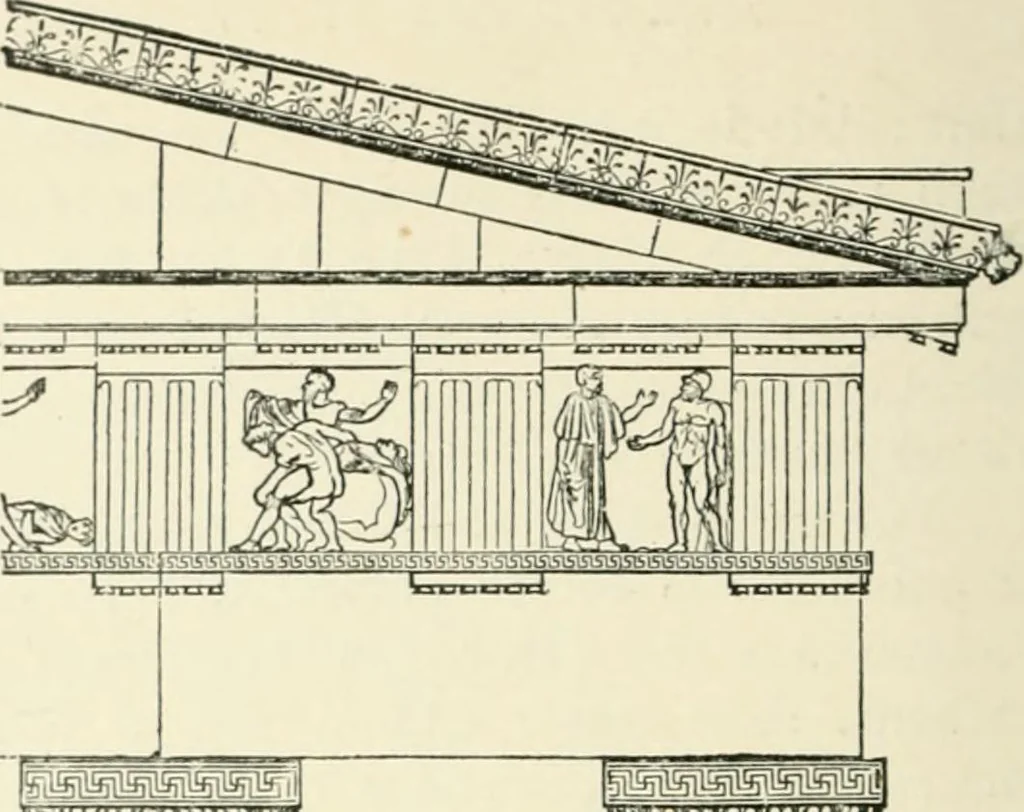 An illustration from The story of architecture: an outline of the styles in all countries, 1896, leaf 177