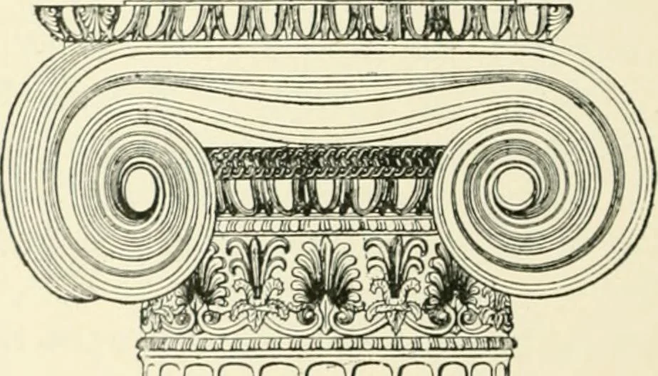 An illustration from The story of architecture: an outline of the styles in all countries, 1896, leaf 191