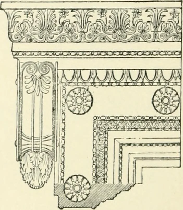 An illustration from The story of architecture: an outline of the styles in all countries, 1896, leaf 193