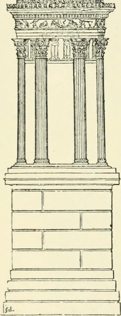An illustration from The story of architecture: an outline of the styles in all countries, 1896, leaf 197