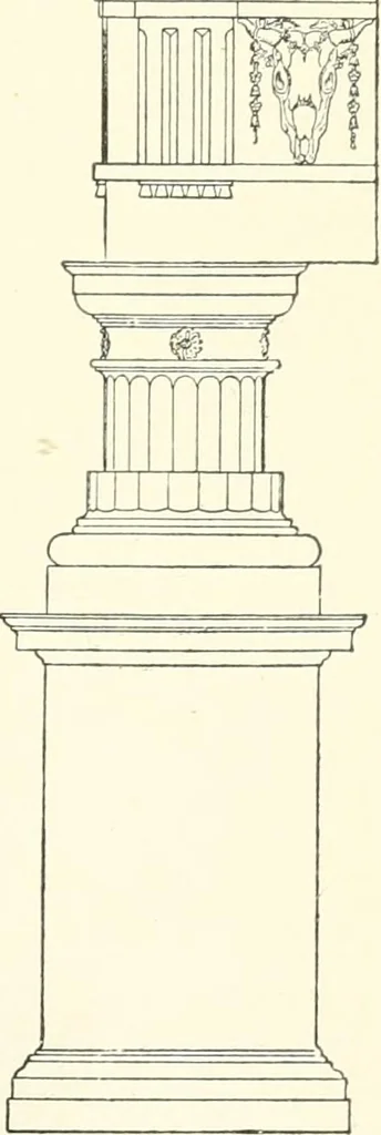 An illustration from The story of architecture: an outline of the styles in all countries, 1896, leaf 212