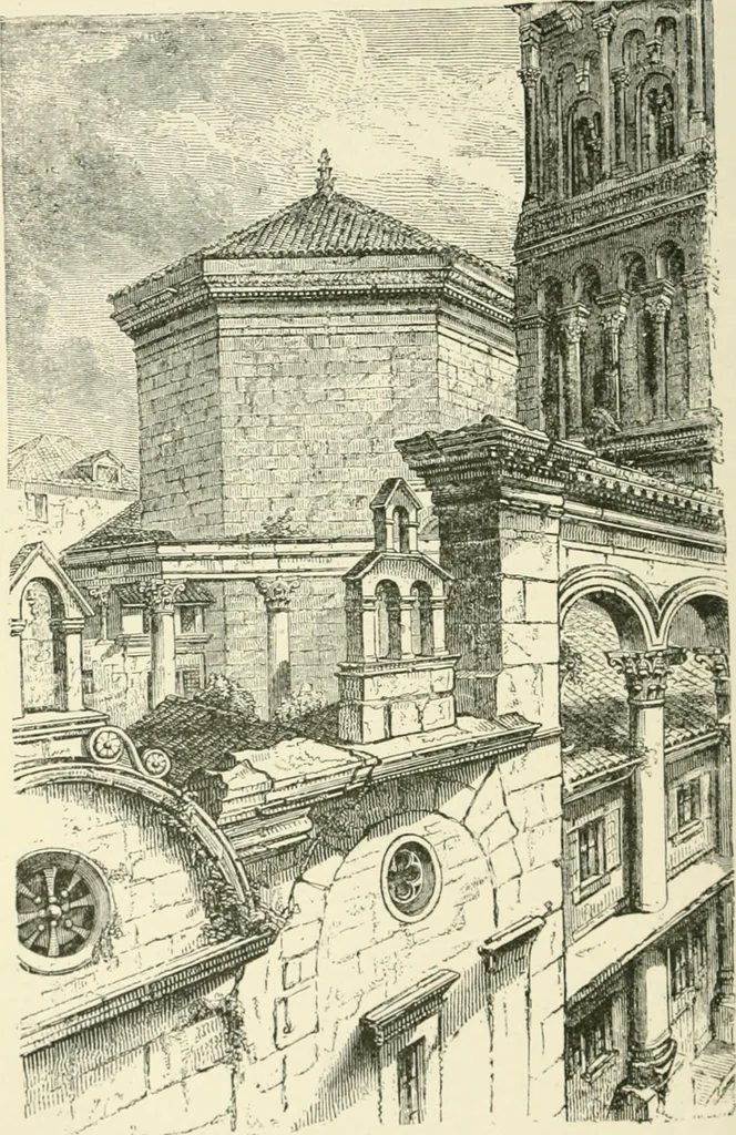 An illustration from The story of architecture: an outline of the styles in all countries, 1896, leaf 219