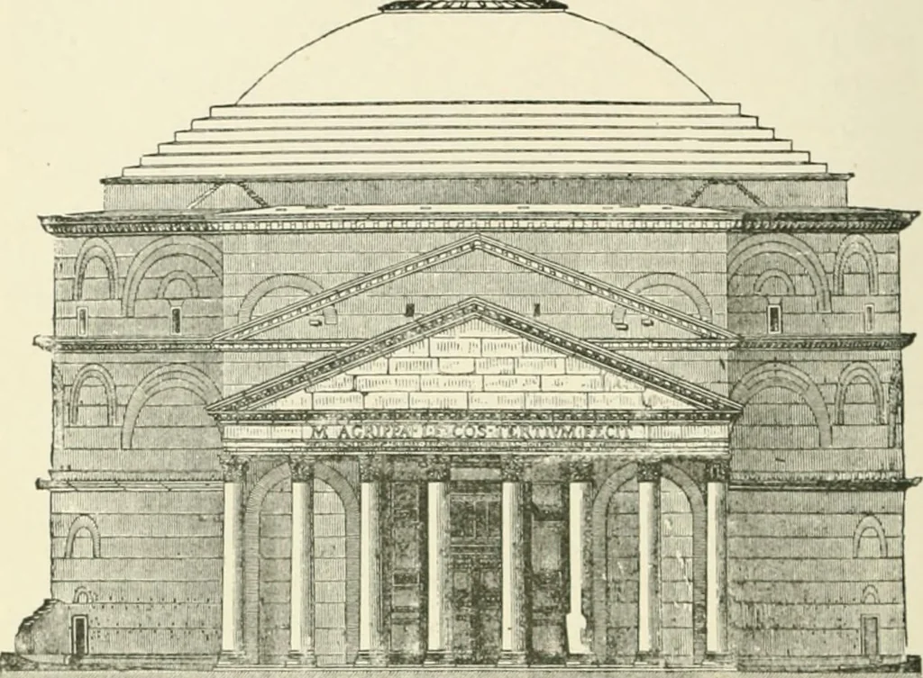 An illustration from The story of architecture: an outline of the styles in all countries, 1896, leaf 221
