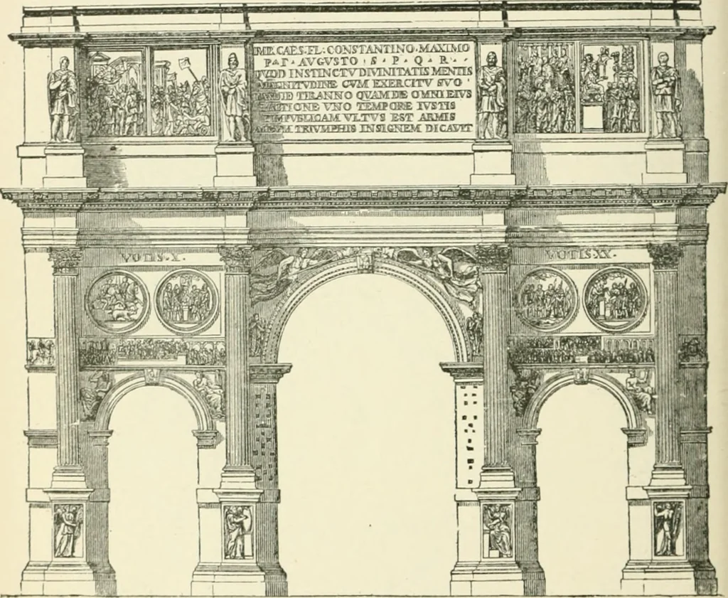 An illustration from The story of architecture: an outline of the styles in all countries, 1896, leaf 225