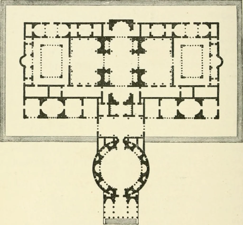 An illustration from The story of architecture: an outline of the styles in all countries, 1896, leaf 229