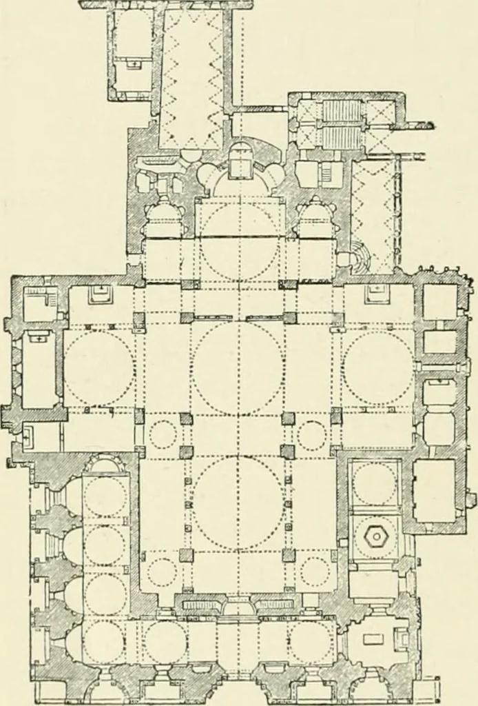 An illustration from The story of architecture: an outline of the styles in all countries, 1896, leaf 259
