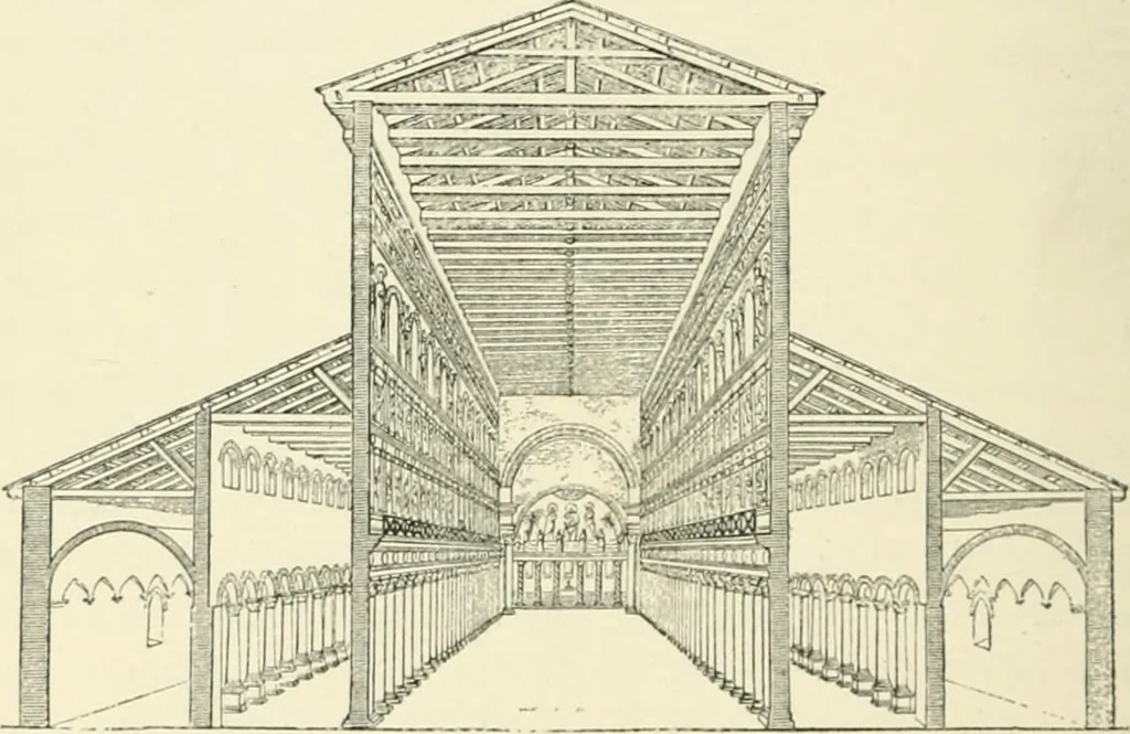 An illustration from The story of architecture: an outline of the styles in all countries, 1896, leaf 267