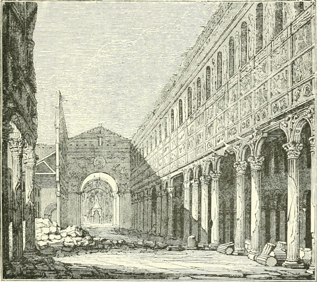 An illustration from The story of architecture: an outline of the styles in all countries, 1896, leaf 270