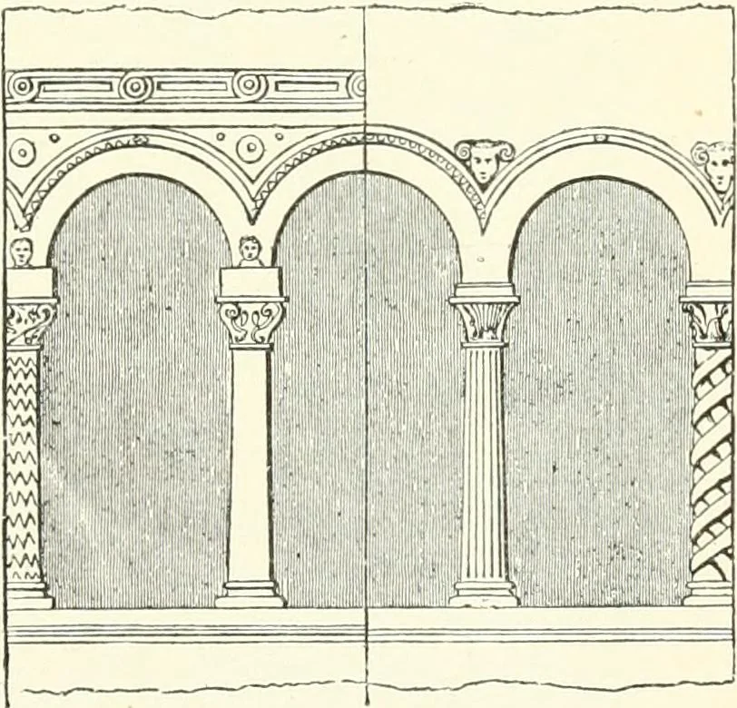 An illustration from The story of architecture: an outline of the styles in all countries, 1896, leaf 274
