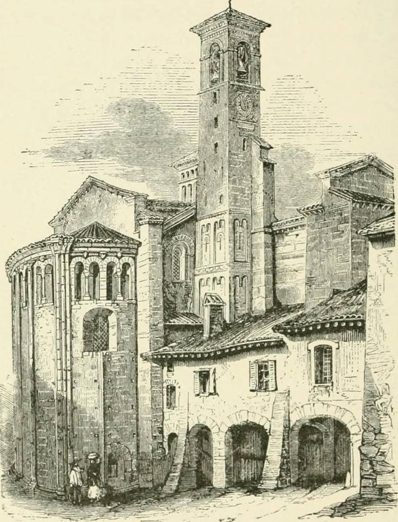An illustration from The story of architecture: an outline of the styles in all countries, 1896, leaf 275