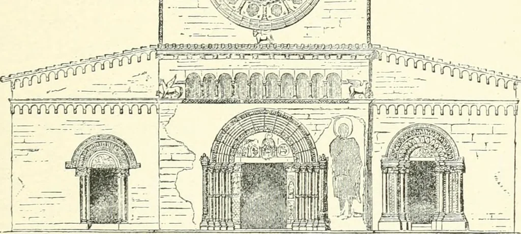 An illustration from The story of architecture: an outline of the styles in all countries, 1896, leaf 276