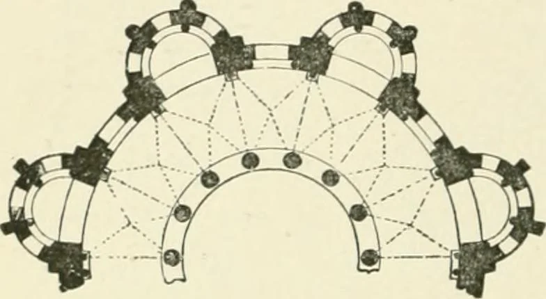 An illustration from The story of architecture: an outline of the styles in all countries, 1896, leaf 321
