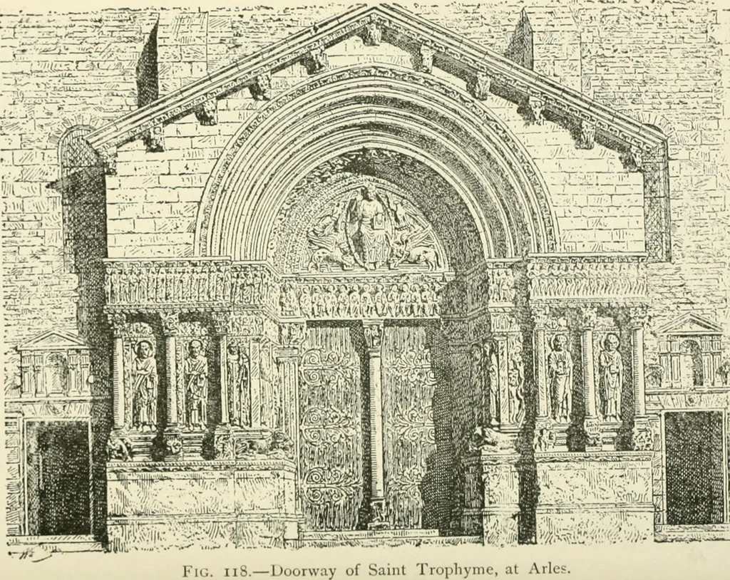An illustration from The story of architecture: an outline of the styles in all countries, 1896, leaf 323