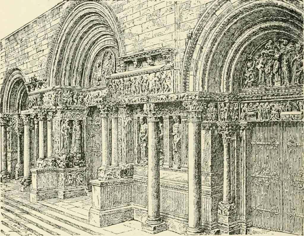 An illustration from The story of architecture: an outline of the styles in all countries, 1896, leaf 325