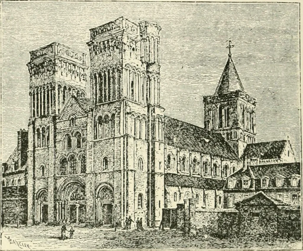An illustration from The story of architecture: an outline of the styles in all countries, 1896, leaf 335