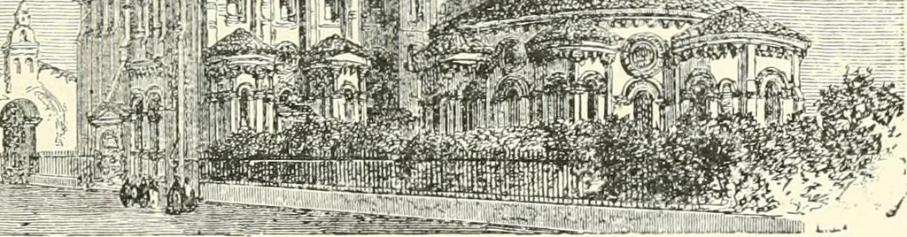 An illustration from The story of architecture: an outline of the styles in all countries, 1896, leaf 336