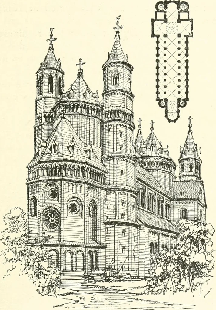 An illustration from The story of architecture: an outline of the styles in all countries, 1896, leaf 340