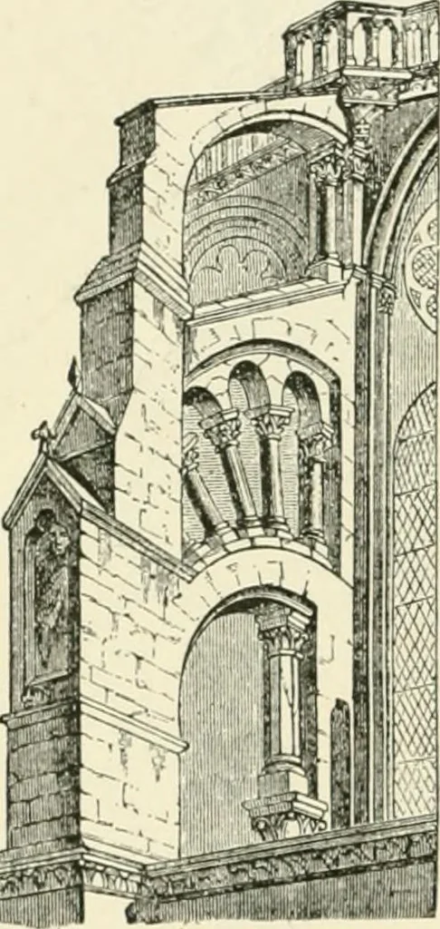 An illustration from The story of architecture: an outline of the styles in all countries, 1896, leaf 349