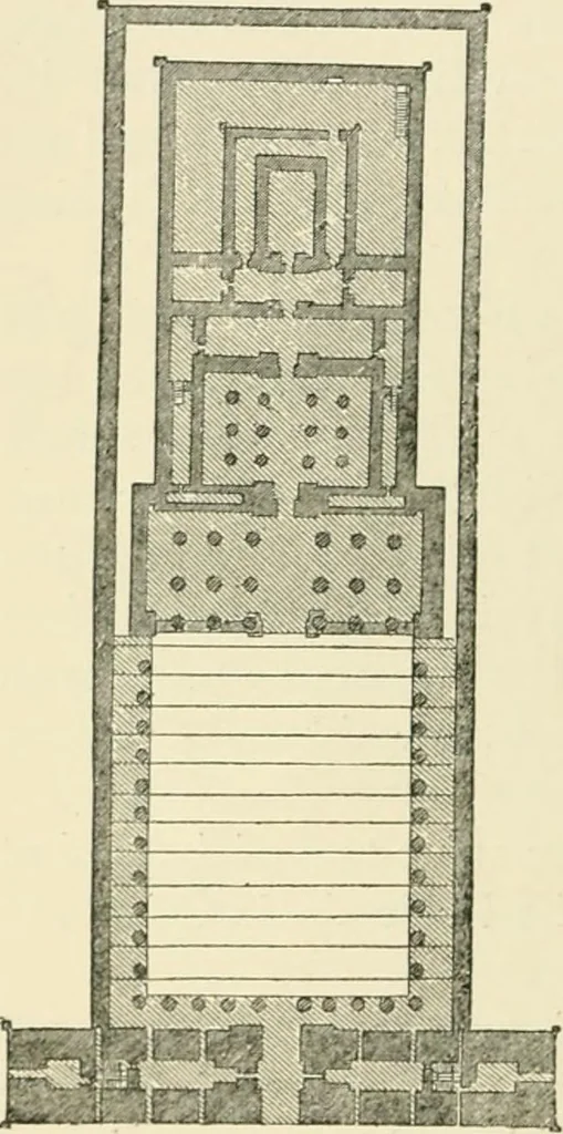 An illustration from The story of architecture: an outline of the styles in all countries, 1896, leaf 35