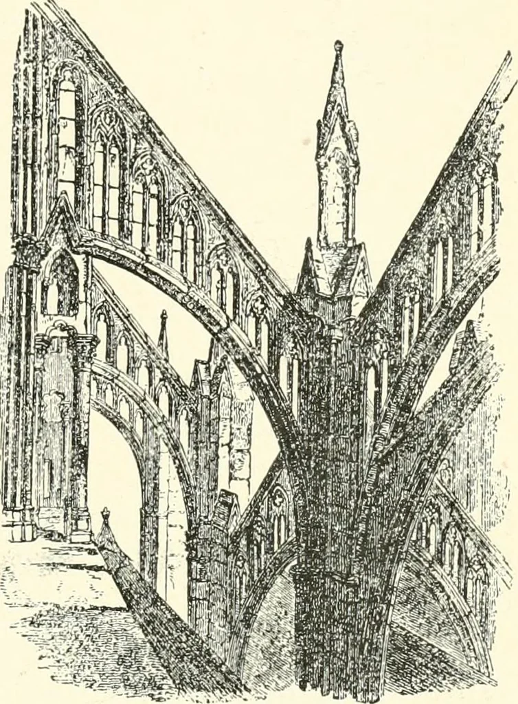 An illustration from The story of architecture: an outline of the styles in all countries, 1896, leaf 350
