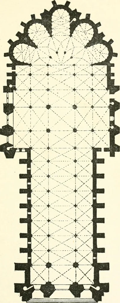 An illustration from The story of architecture: an outline of the styles in all countries, 1896, leaf 352
