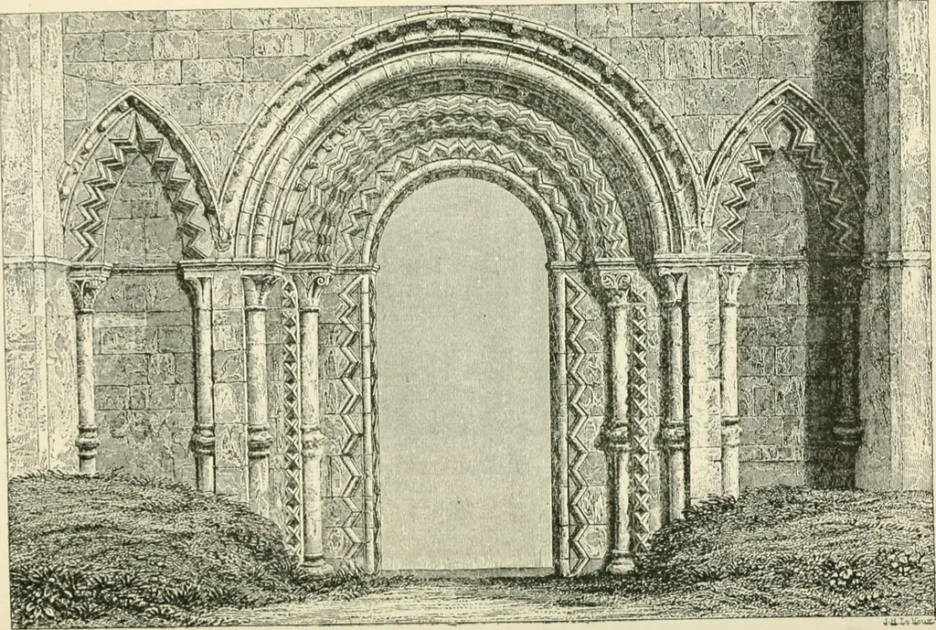 An illustration from The story of architecture: an outline of the styles in all countries, 1896, leaf 369