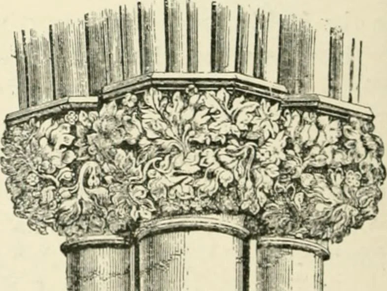An illustration from The story of architecture: an outline of the styles in all countries, 1896, leaf 375