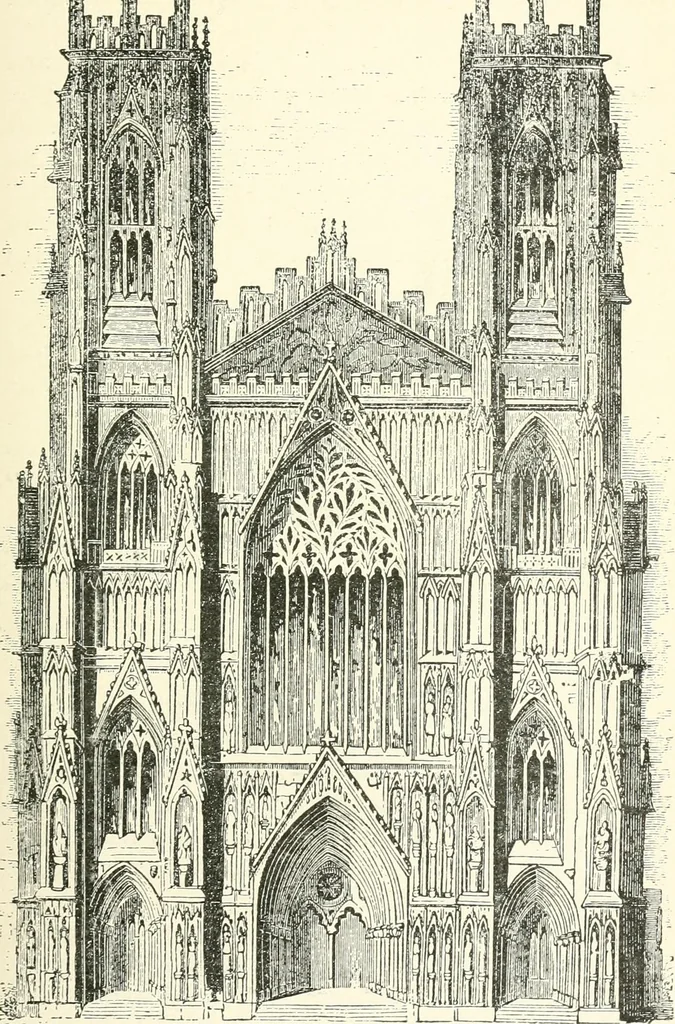 An illustration from The story of architecture: an outline of the styles in all countries, 1896, leaf 376