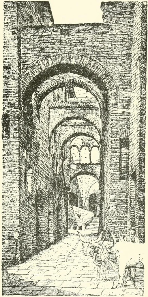 An illustration from The story of architecture: an outline of the styles in all countries, 1896, leaf 390