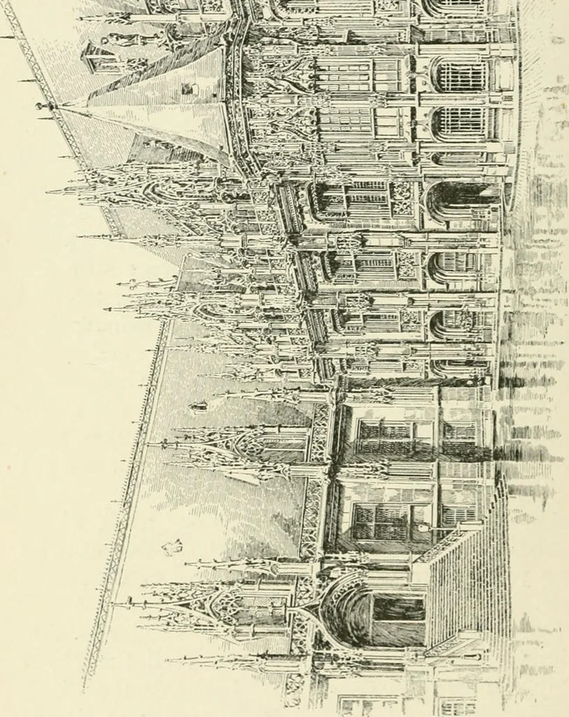 An illustration from The story of architecture: an outline of the styles in all countries, 1896, leaf 397