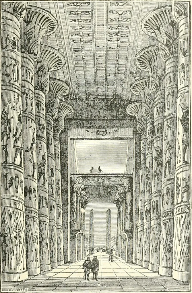 An illustration from The story of architecture: an outline of the styles in all countries, 1896, leaf 40